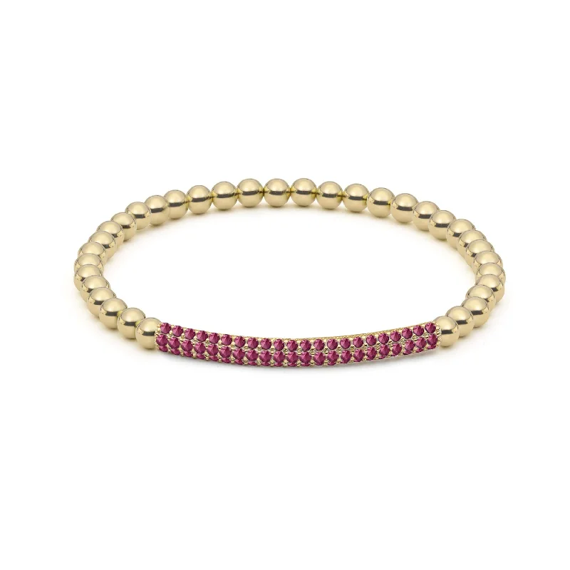 Affordable Luxury Jewelry – Style At A Great Price Raise the Bar | Ruby Charm Bracelet