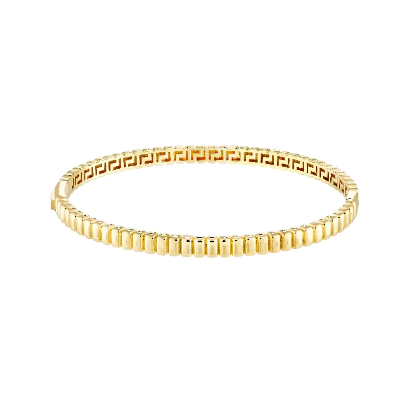Bestselling Jewelry Now On Sale – Elevate Your Look Ribbed Hinge Bangle Bracelet