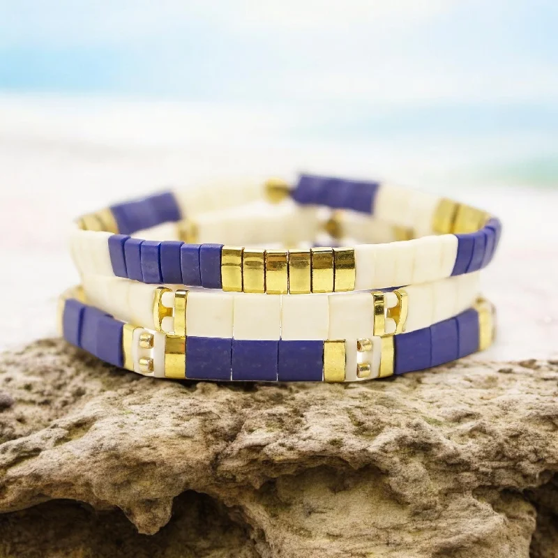 Unmissable Discounts On Timeless Jewelry Pieces ROYALTY - Tila Bead Bracelets Stack