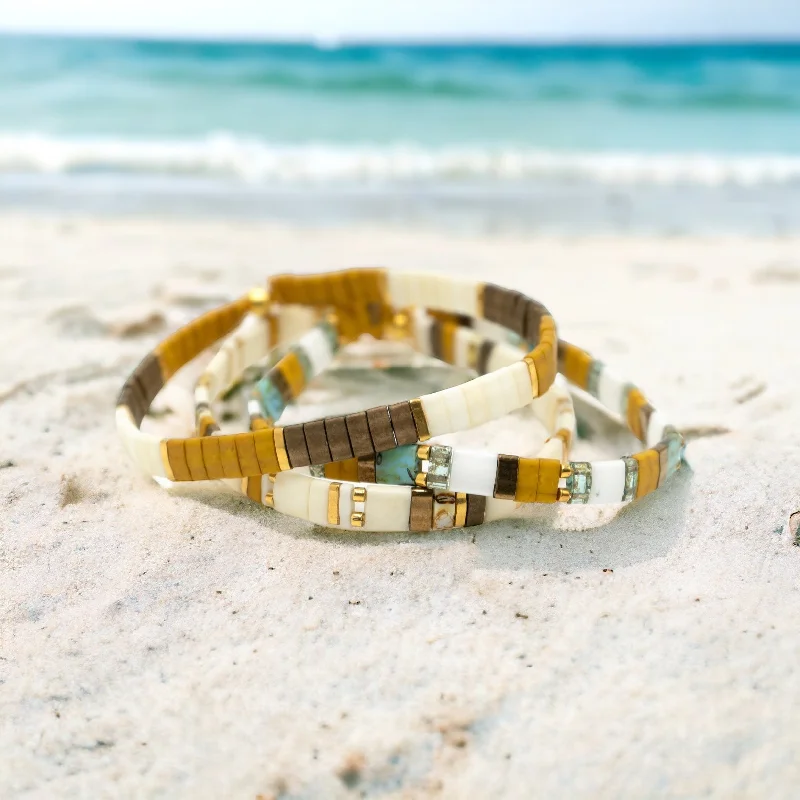Elevate Your Jewelry Collection With Limited-Time Savings SAHARA - Tila Bead Bracelets Stack