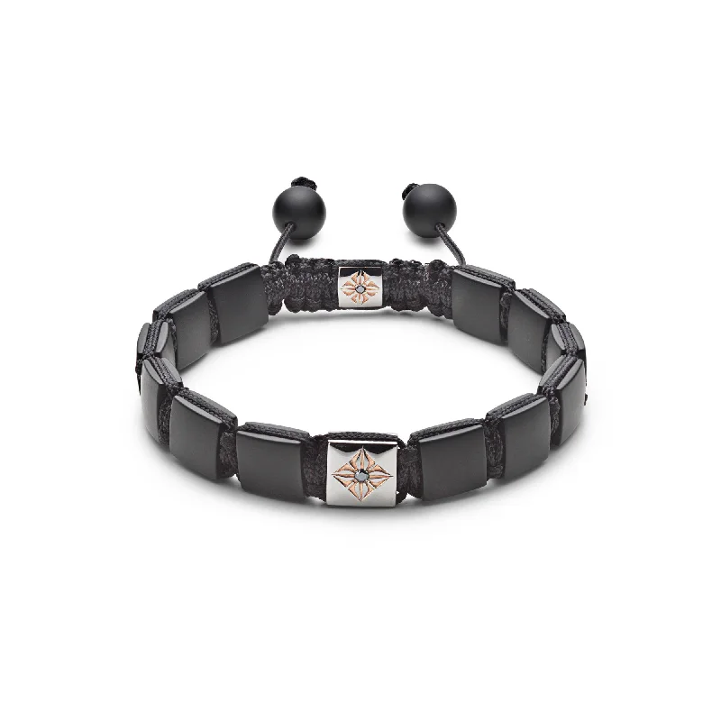 Premium Jewelry At Special Low Prices For A Limited Time 10 mm Lock 18K Rosegold Bracelet w. Diamond