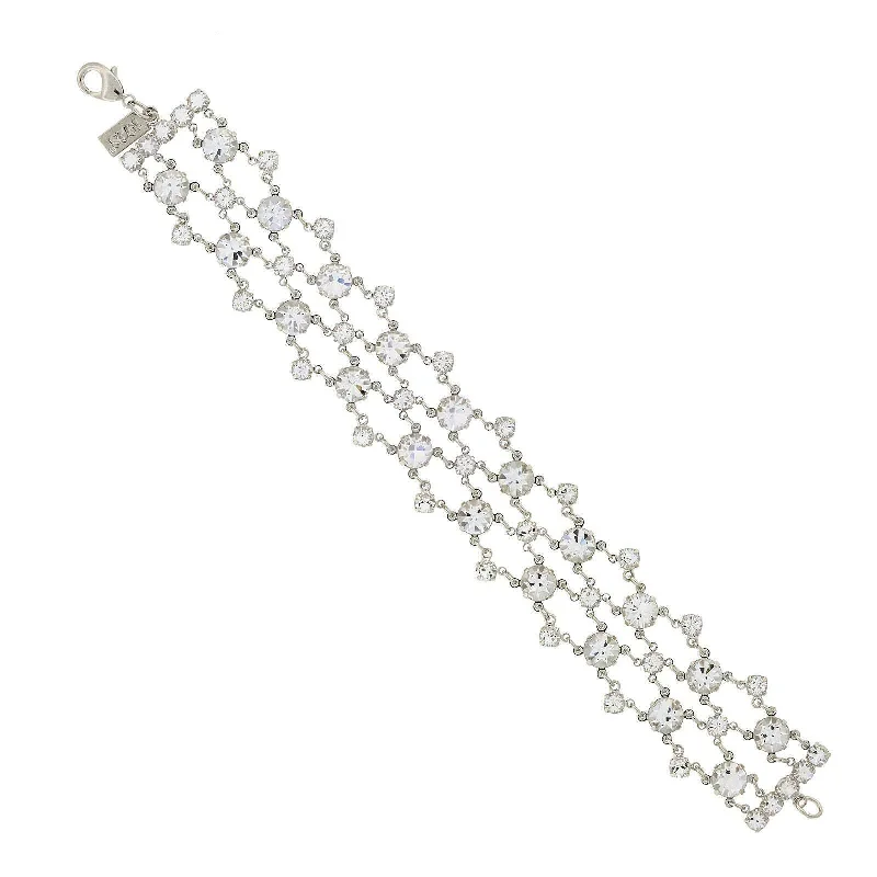 Luxury Jewelry At Unbeatable Discounts 1928 Bridal Genuine Austrian Crystal Bracelet