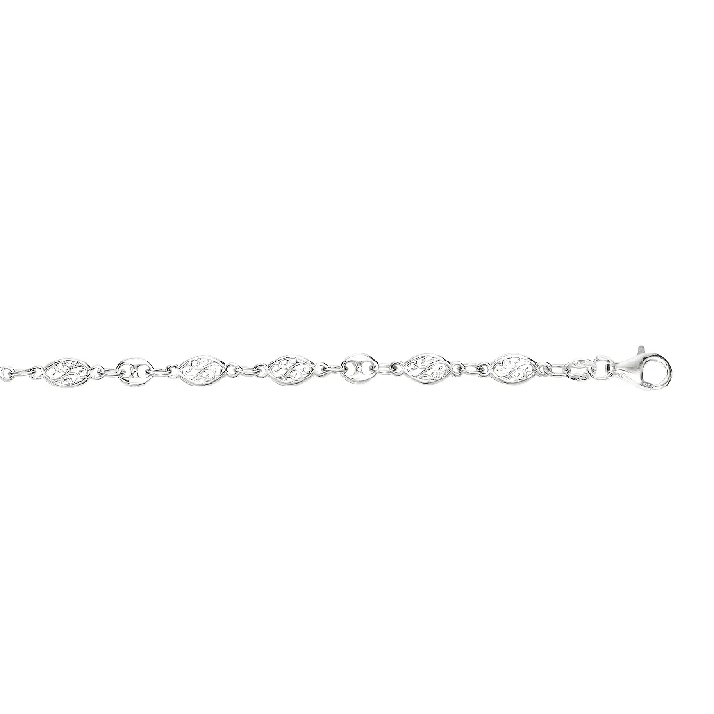Flash Sale On Exquisite Jewelry – Don't Miss Out Silver Filagree Anklet