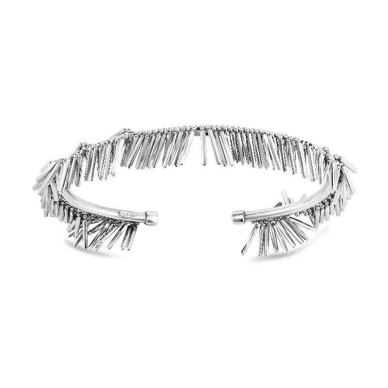 Best Jewelry Sale – Shop Exclusive Designs Now Silver Fringe Bangle