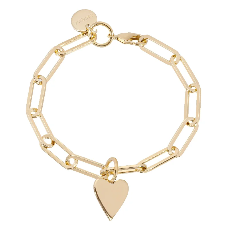 Glamorous Jewelry, Glamorous Deals – Shop Now Small Helena & Large Elongated Link Chain Bracelet