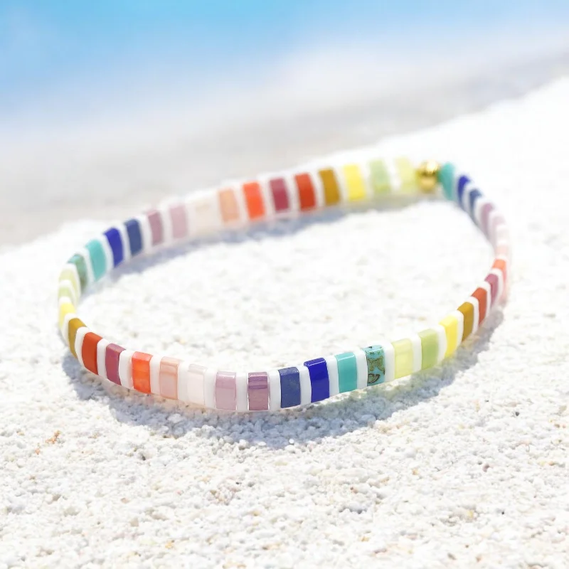 Shop Dazzling Jewelry At The Best Prices SPECTRA - Tila Bead Bracelet | Single