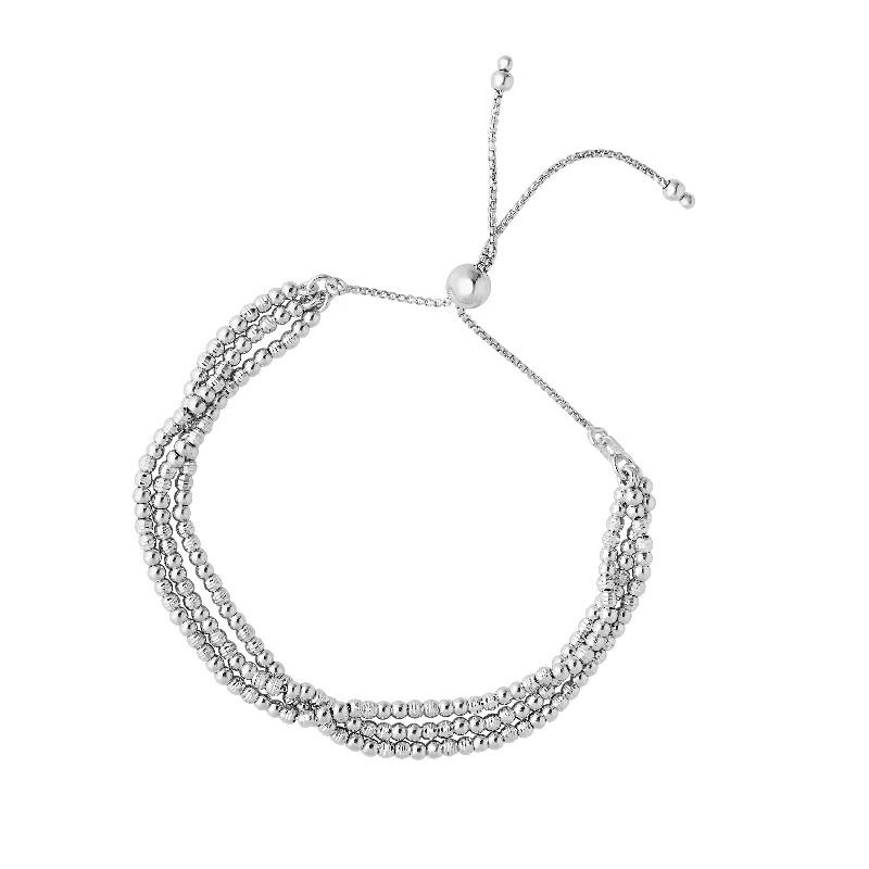 Fashion-Forward Jewelry At Incredible Prices Sterling Silver Bead Friendship Bracelet