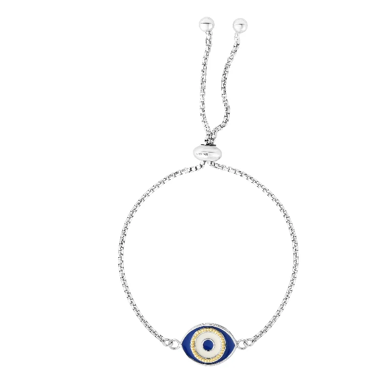 Exclusive Gemstone Jewelry At Special Prices Sterling Silver Enamel Evil Eye Friendship Bracelet