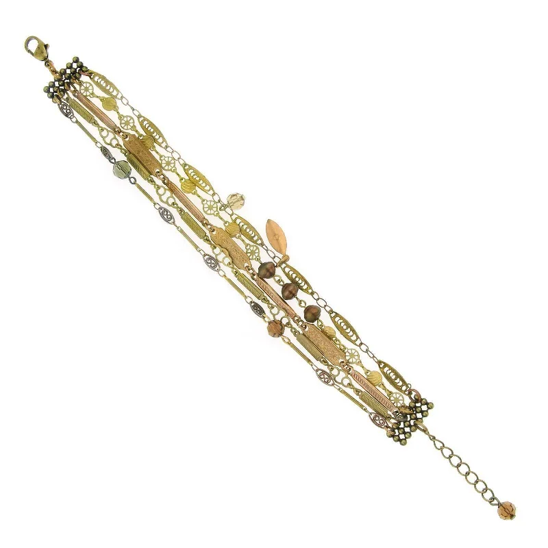 Celebrate Every Occasion With Sparkling Savings T.R.U. Bohemian Multi Chain Bracelet