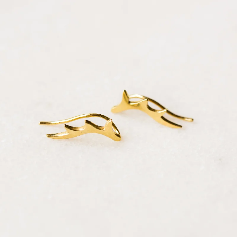 Premium Jewelry Now Available At Special Discounts Antler Ear Crawlers | 14-Karat