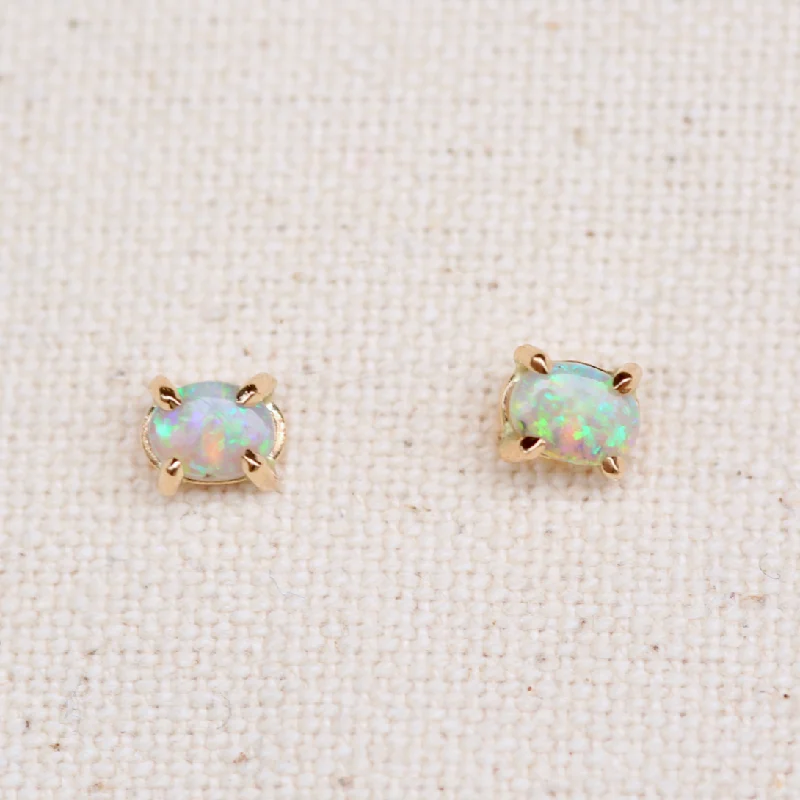 Shine Without Limits – Jewelry Sale Happening Now 14k Opal Studs