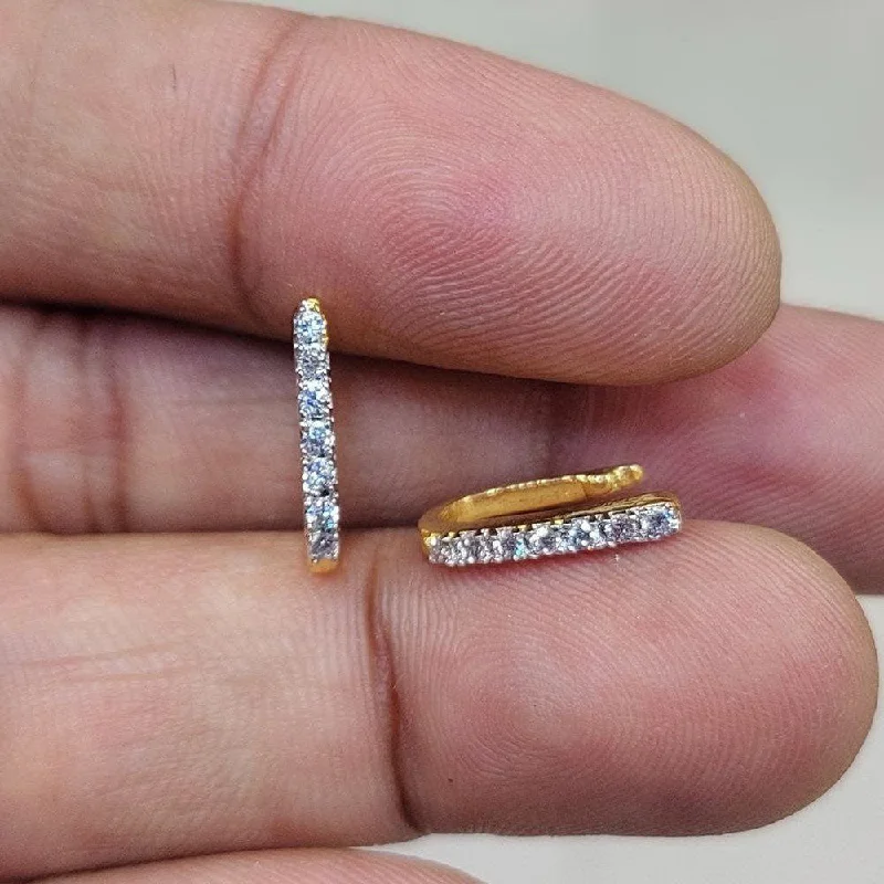 Elegant Jewelry At Unbeatable Offers – Shop Before It's Gone Aamrapali Gold Plated AD Nose Pin