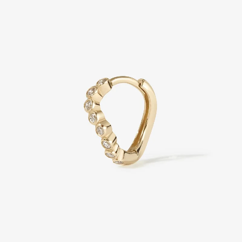 Luxury Jewelry Without The Luxury Price Tag Alfred diamond hoop piercing