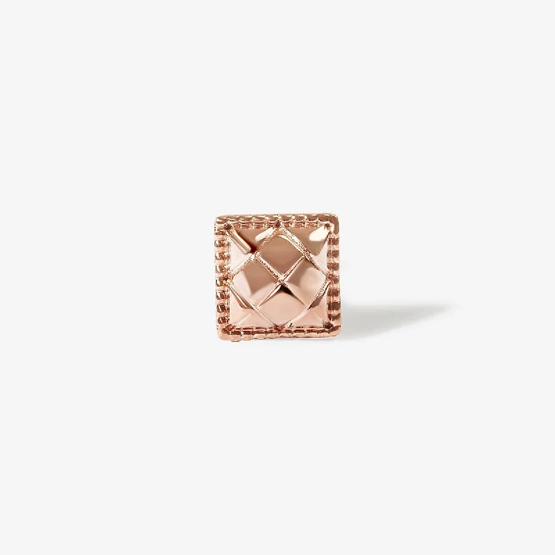 Flash Sale On Elegant Jewelry – Don't Miss Out Bardot square quilted piercing