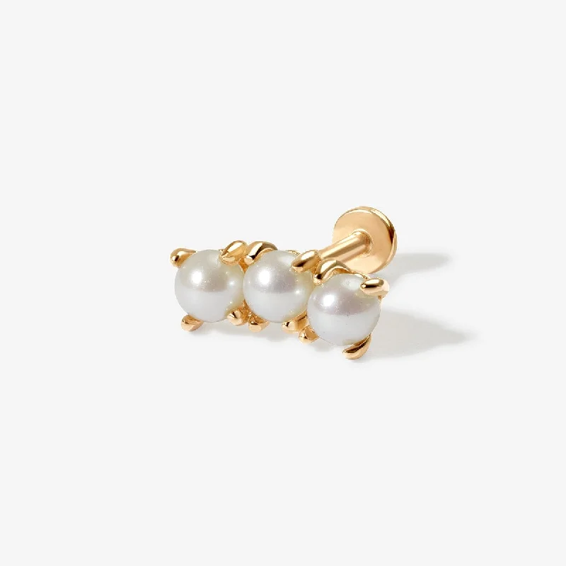 Get Your Favorite Jewelry At The Best Price Batti triple pearl piercing