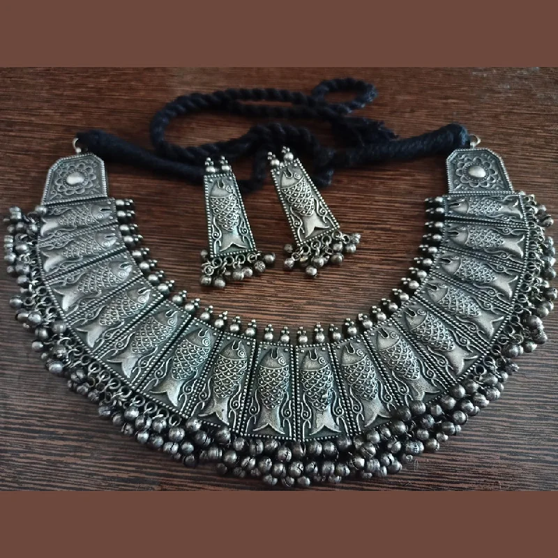 Personalized Jewelry Sale – Meaningful Gifts At Great Prices Bevy Pearls Oxidised Plated Necklace Set