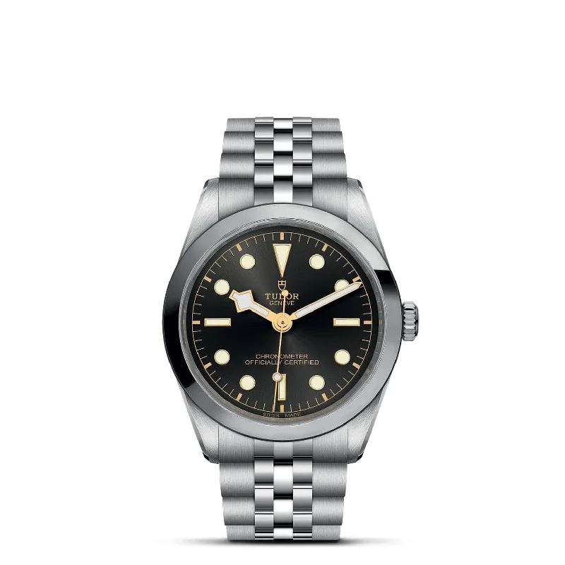 Delicate Crystal Jewelry For Sophisticated Charm TUDOR Black Bay 31/36/39/41 36Mm Steel Case - M79640-0001