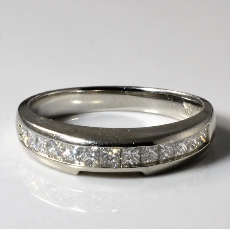 Luxury Meets Affordability – Jewelry Sale Now Live Channel Set Princess Diamond Nesting Ring | 0.52ctw | SZ 6 |