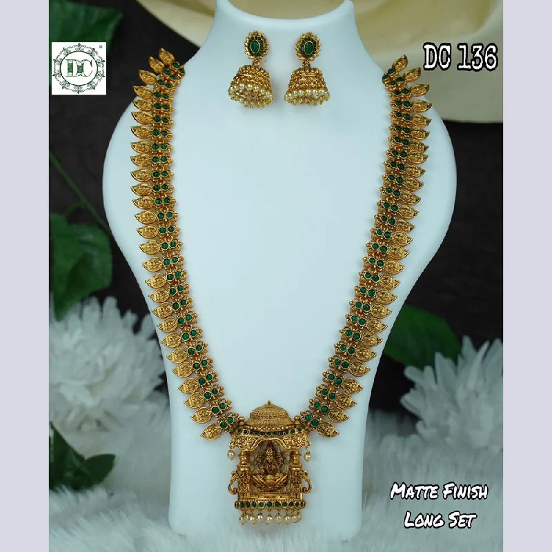 Trending Jewelry Styles Now At Limited-Time Discounts Diksha Collection Gold Plated Long Necklace Set