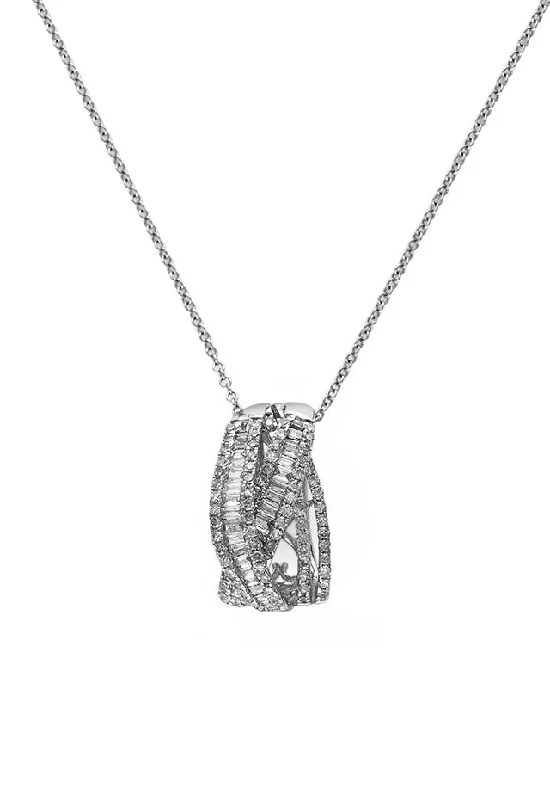 The Ultimate Jewelry Sale – Shop Premium Styles Pave Classica 14K White Gold Diamond Pendant, 0.75 TCW