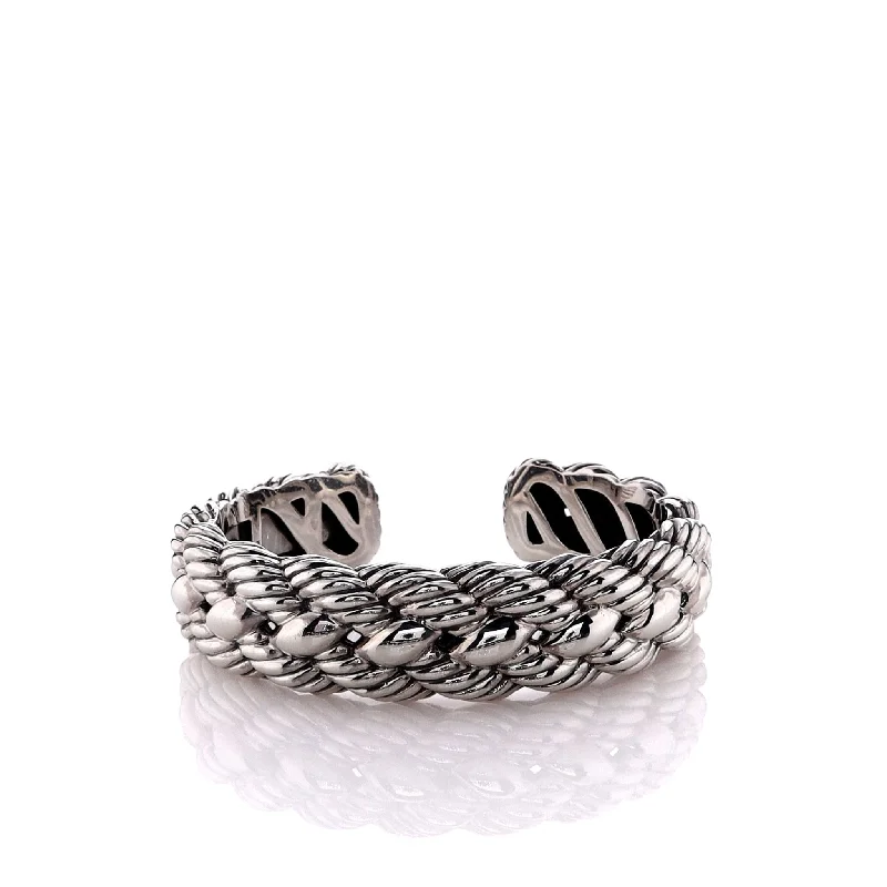 Chic And Stylish Jewelry At Exclusive Prices Estate David Yurman Sterling Silver Braided Cable Design Cuff Bracelet