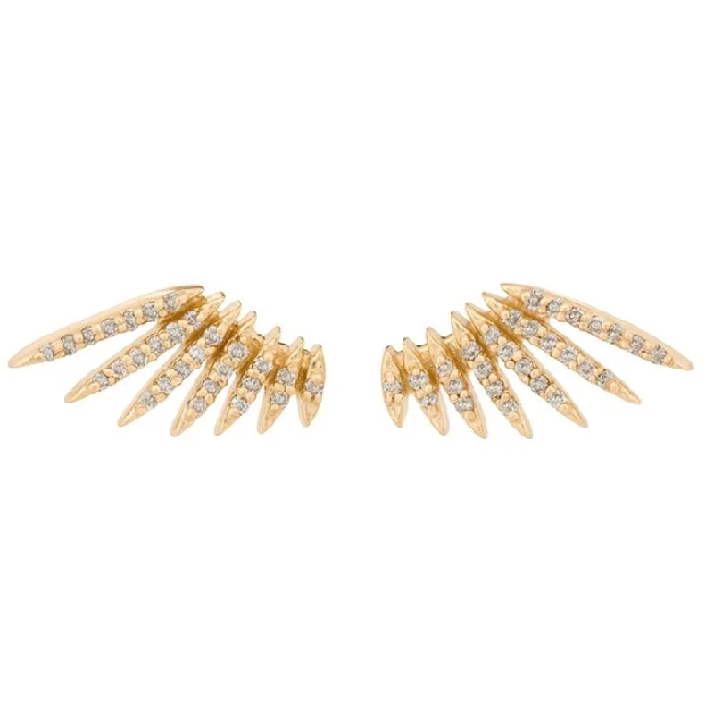 Flash Sale On Exquisite Jewelry – Don't Miss Out Flying Wings & Diamonds Earrings