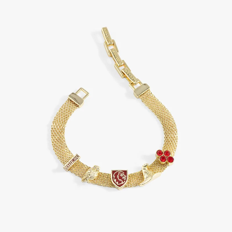 Upgrade Your Jewelry Collection For Less Harry Potter™ Gryffindor Mesh Charm Bracelet