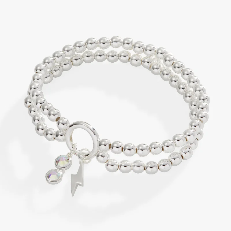 Jewelry Deals That Sparkle – Shop Today Harry Potter™ Duo Charm Double Stretch Bracelet