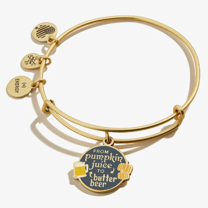 Premium Diamond Jewelry For Unforgettable Moments Harry Potter™ 'From Pumpkin Juice To Butter Beer' Charm Bangle