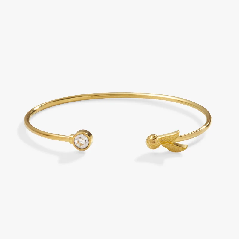 Glamorous Jewelry, Glamorous Deals – Shop Now Harry Potter™ Golden Snitch + Crystal Flex Cuff
