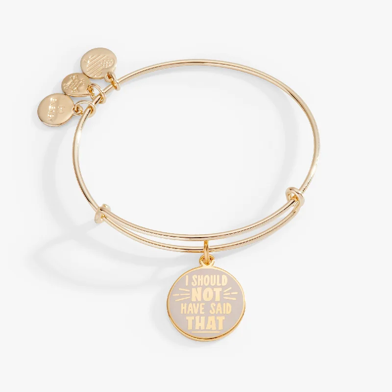Stunning Statement Jewelry, Unbeatable Discounts Harry Potter™ Hagrid 'I Should Not Have Said That' Charm Bangle Bracelet
