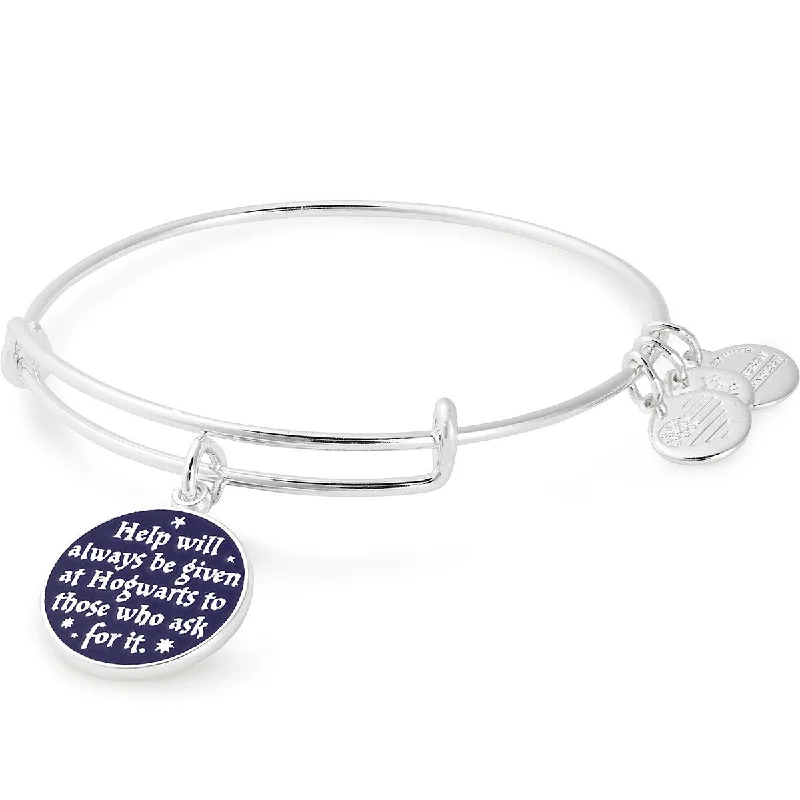 Waterproof Stainless Steel Jewelry For Lasting Beauty Harry Potter™ 'Help Will Always Be Given' Charm Bangle