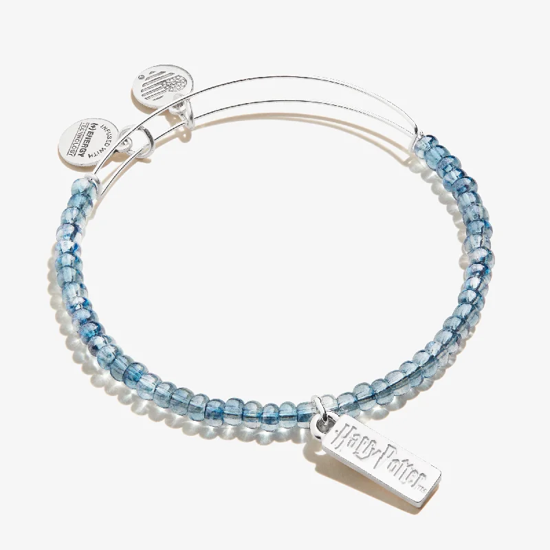 Luxury Handcrafted Jewelry For Elegant Looks Harry Potter™ Illumination Beaded Charm Bangle, Blue