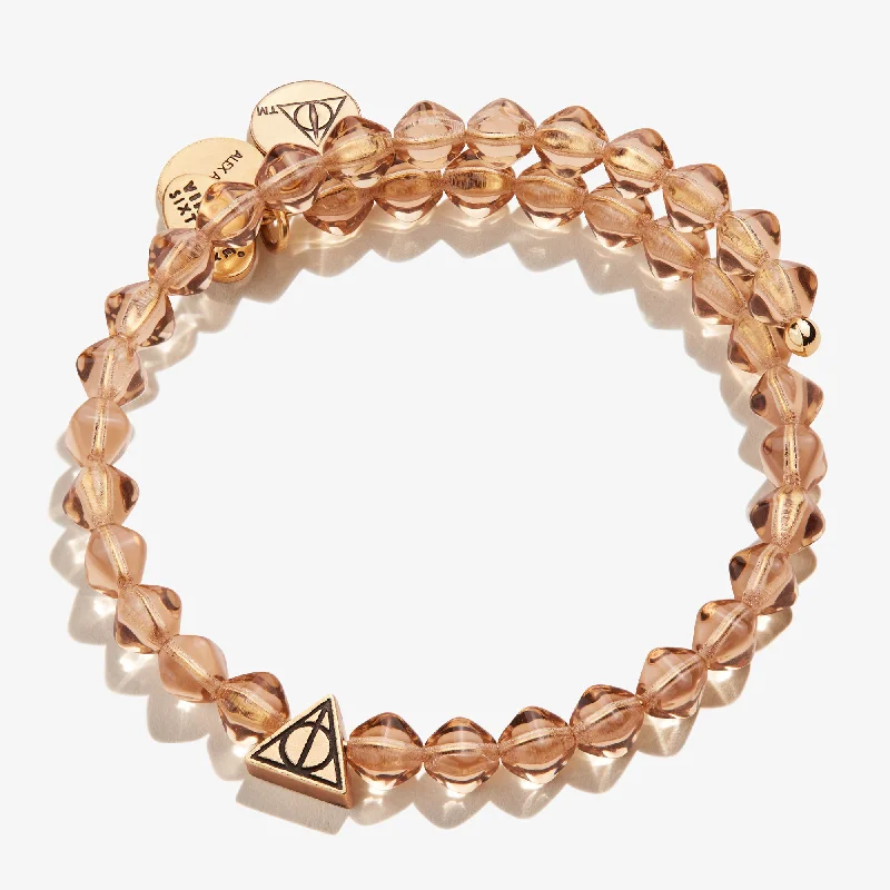 Versatile Layering Jewelry For Effortless Chic Harry Potter™ Illumination Wrap Bracelet, Caramel