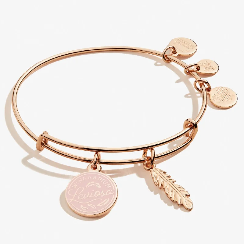 Limited-Time Jewelry Sale – Elegant Styles At Less Harry Potter™ 'Leviosa' + Feather Duo Charm Bangle
