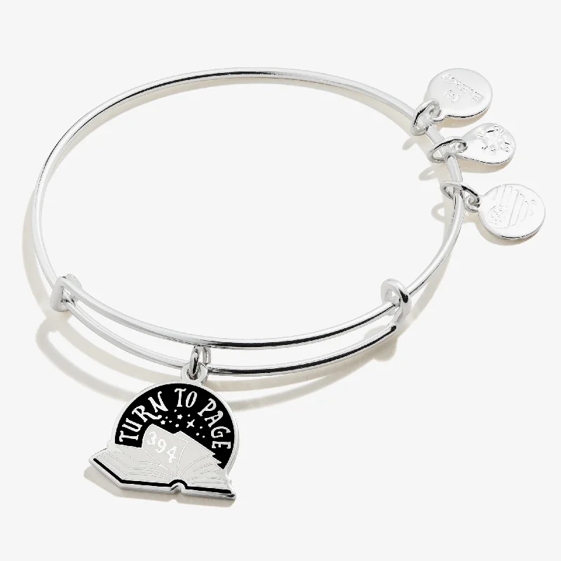 Luxury Jewelry At Unbeatable Discounts Harry Potter™ 'Turn to Page 394' Charm Bangle