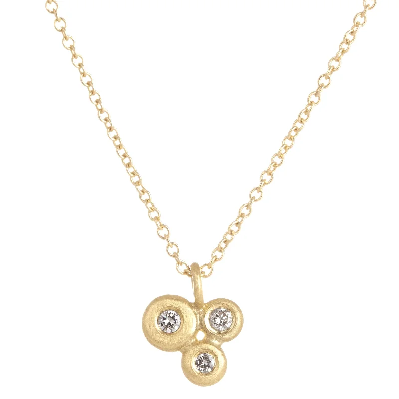 Unmissable Deals On Handmade Jewelry Collections In Bloom Diamond Pendants - 18k Gold, Oxidized Silver, Matte Silver + VS Diamonds