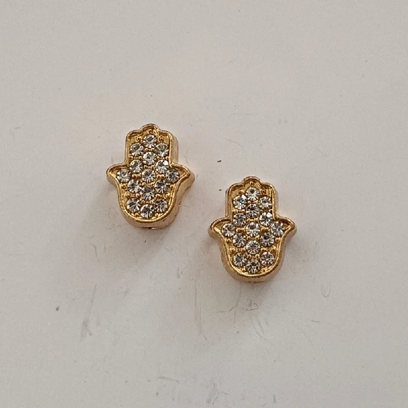 Fashion-Forward Jewelry At Incredible Prices Kriaa Gold Hamsa Hand Charms Pendants DIY for Necklace Bracelet Jewellery Making and Crafting