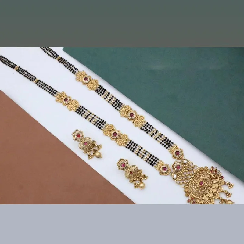 Last Chance To Grab Your Favorite Jewelry At A Discount Manisha Jewellery Gold Plated Mangalsutra