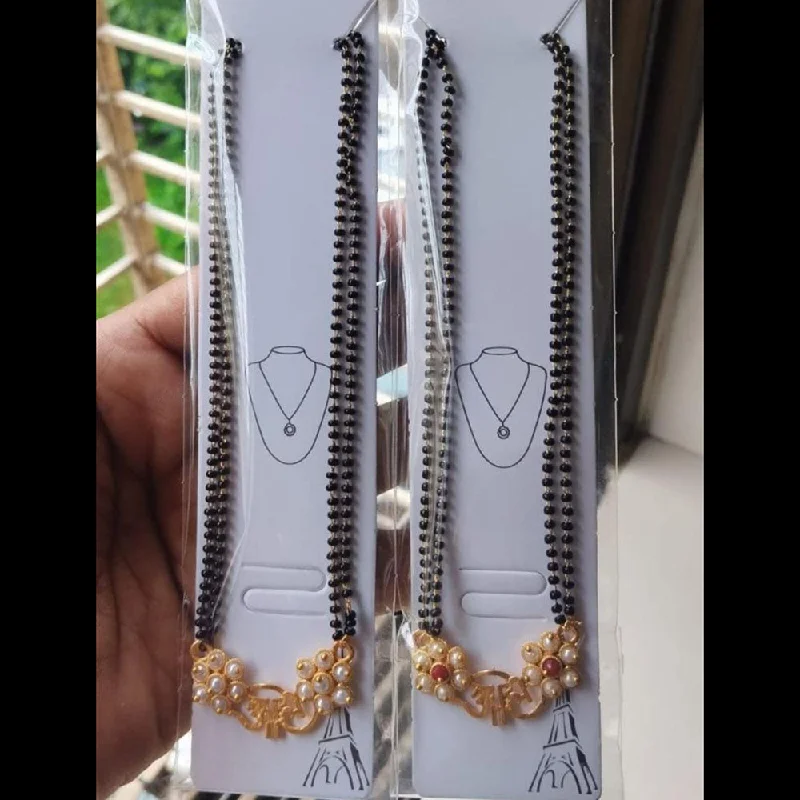 Premium Diamond Jewelry For Unforgettable Moments Manisha Jewellery Gold Plated Pearls Manglasutra