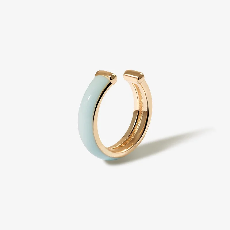 Luxury Jewelry Without The Luxury Price Tag Oakes baby blue ear cuff