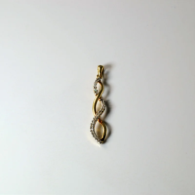 Elegant Jewelry Pieces At Unbelievable Prices Pave Diamond Infinity Pendant | 0.12ctw |