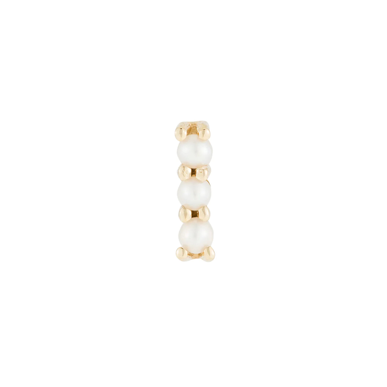 Trendy Minimalist Jewelry For Everyday Wear Pearl Bar Stud
