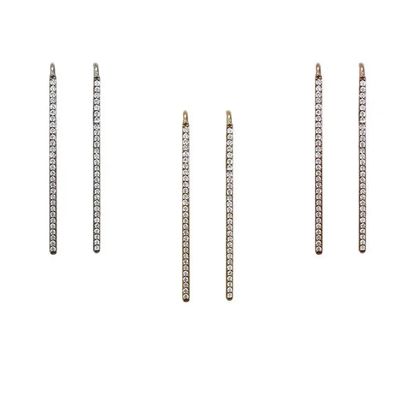 Elegant Jewelry, Exclusive Prices – Shop Now Vertical Diamond Drop Earrings | 14-Karat