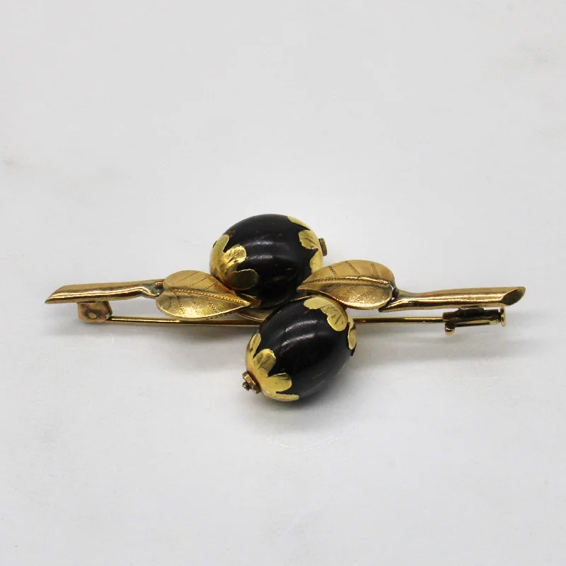 Holiday Jewelry Sale – Perfect Gifts At Great Prices Mid Century Wood Bead Brooch |
