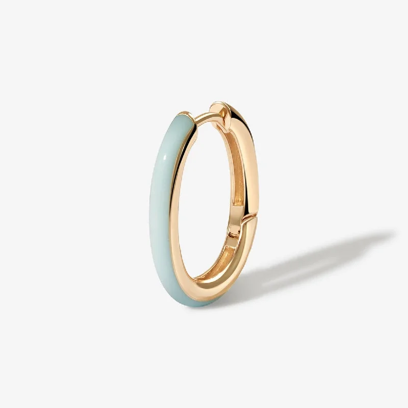 Exclusive Jewelry Markdowns – Limited-Time Offer Yeong baby blue enamel hoop